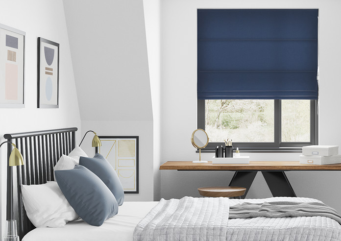 Knightsbridge, Navy - Roman Blind - Image 3
